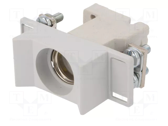 ETI POLAM Base de fusible D02 para raíl DIN 63A 400VAC 1 polo