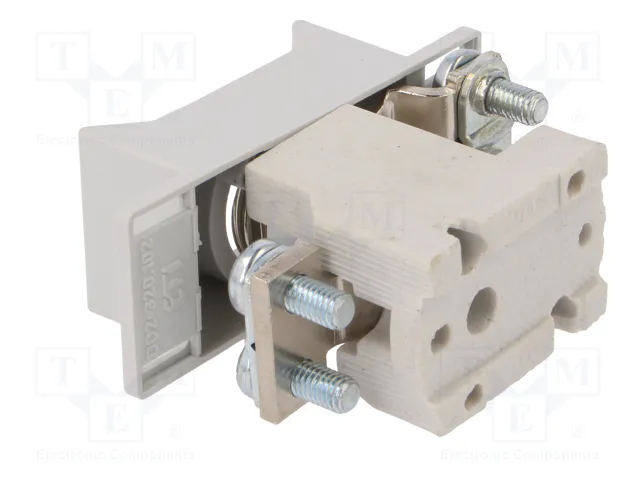 ETI POLAM Base de fusible D02 para raíl DIN 63A 400VAC 1 polo