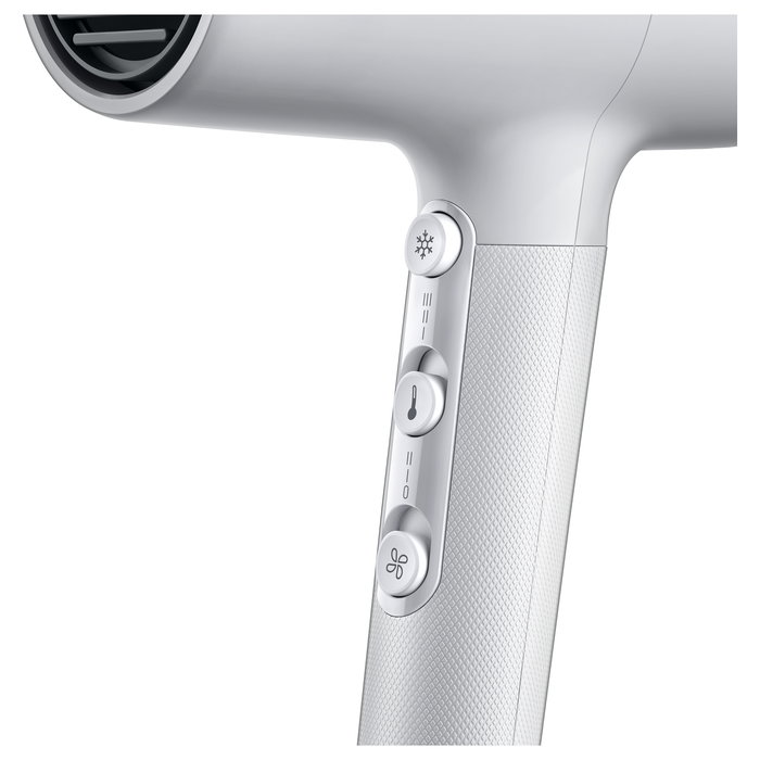 Braun Secador de pelo Blanco 2100 W, Longitud cable 1.95 m, Control deslizante, 2 velocidades, 3 ajustes calor, Filtro extraíble