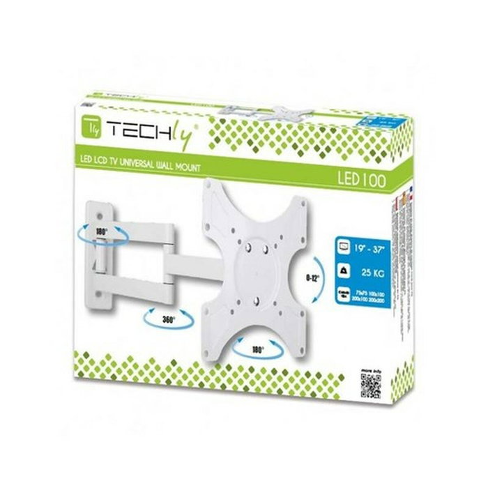 Techly ICA-LCD-2903WH Soporte de Pared para TV Blanco 19-37 Pulgadas