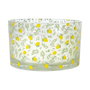 Home Deco Factory Vela Citronela Bain De Soleil 3 Mechas Estampado Limones Sunshine 280g Duración 20h