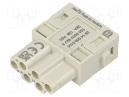 HARTING Han-Modular® Módulo Conector Hembra de 6 Pines