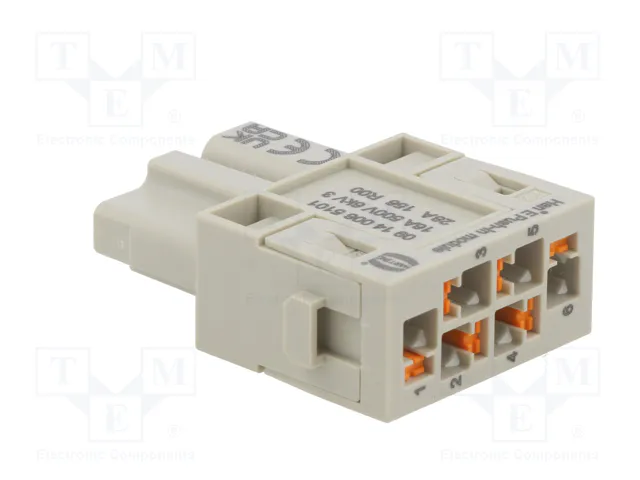 HARTING Han-Modular® Módulo Conector Hembra de 6 Pines