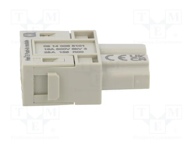 HARTING Han-Modular® Módulo Conector Hembra de 6 Pines