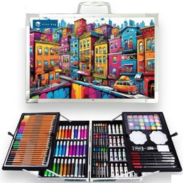 ARTIST BY ALEX BOG Set aluminio Art Studio Artist Houses con 145 piezas