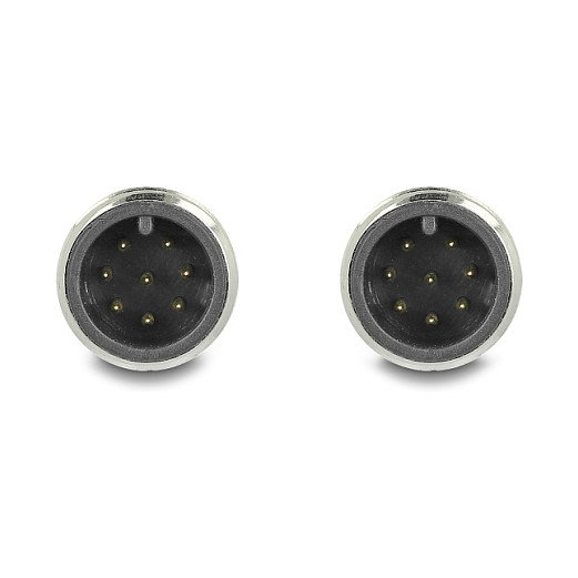 DeLOCK Cable M12 Codificado A 8 Pin Macho a Macho 1 m Negro