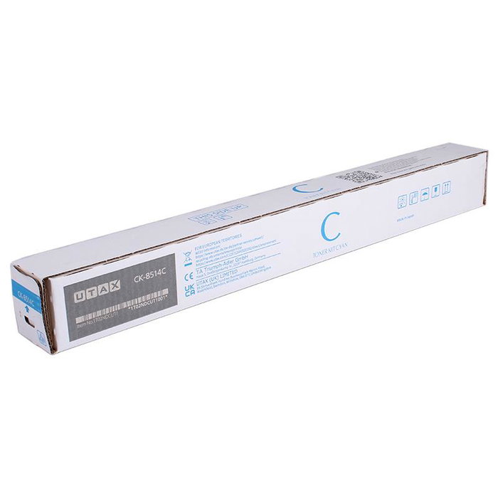 Utax CK-8514C CK8514C Tóner Original Cyan para Triumph-Adler 5006ci, 6006ci (1T02NDCUT1)