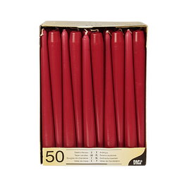 PAPSTAR Vela de 25 cm bordeaux