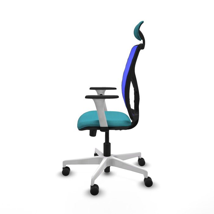 PIQUERAS Y CRESPO Silla de oficina Motilla con mecanismo Sincro/Traslack, Turquesa y Azul PIQUERAS Y CRESPO Silla de oficina Motilla con mecanismo Sincro/Traslack, Turquesa y Azul