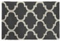 DKD Home Decor Alfombra Etnica Gris Crema Poliester 90 x 2 x 60 cm (2 Unidades)