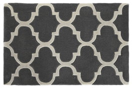 DKD Home Decor Alfombra Etnica Gris Crema Poliester 90 x 2 x 60 cm (2 Unidades)