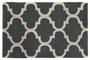DKD Home Decor Alfombra Étnica Gris y Crema 60x90x2 cm