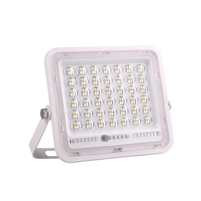 Proyector LED Solar 40W 6500K Panel 6V/8W Batería 3.2V/5000mAh con Mando a Distancia HO-SOLARFL-40W-02