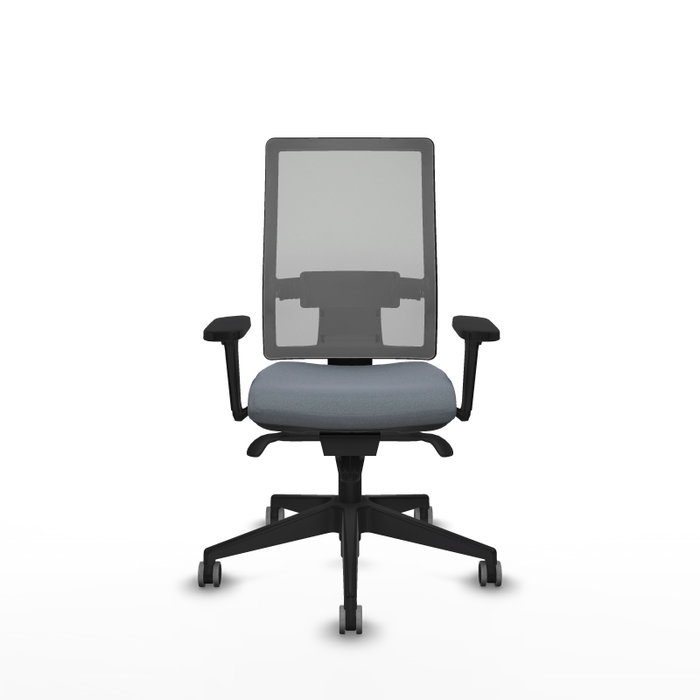 PIQUERAS Y CRESPO Silla de oficina Horna Gris con mecanismo Sincro y Brazos 3D PIQUERAS Y CRESPO Silla de oficina Horna Gris con mecanismo Sincro y Brazos 3D