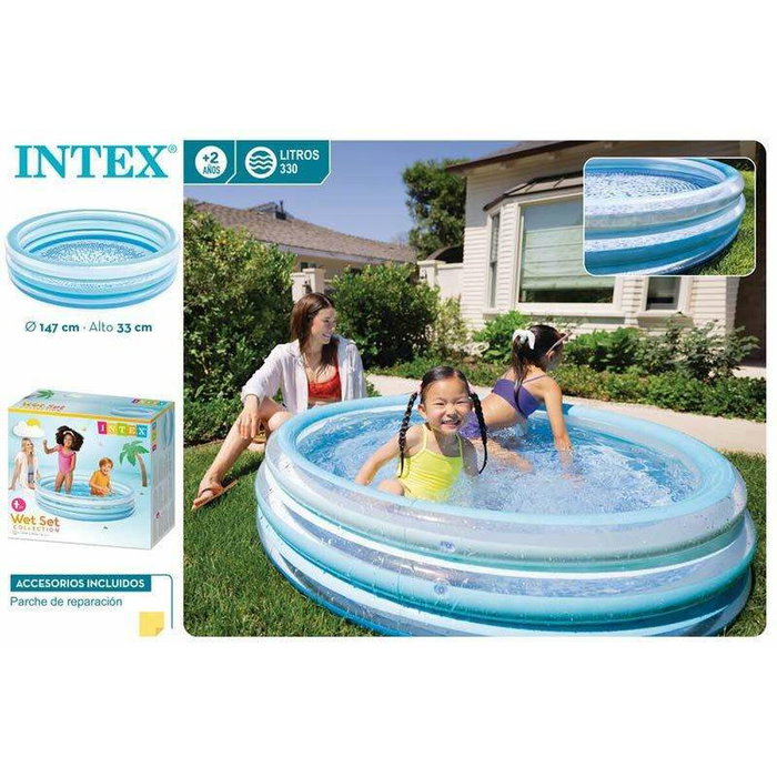 Intex Piscina Infantil Hinchable Blue Biss 147x33cm