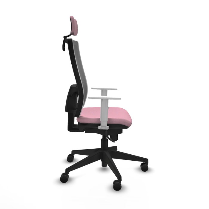 PIQUERAS Y CRESPO Silla de oficina Horna Rosa con mecanismo Sincro PIQUERAS Y CRESPO Silla de oficina Horna Rosa con mecanismo Sincro