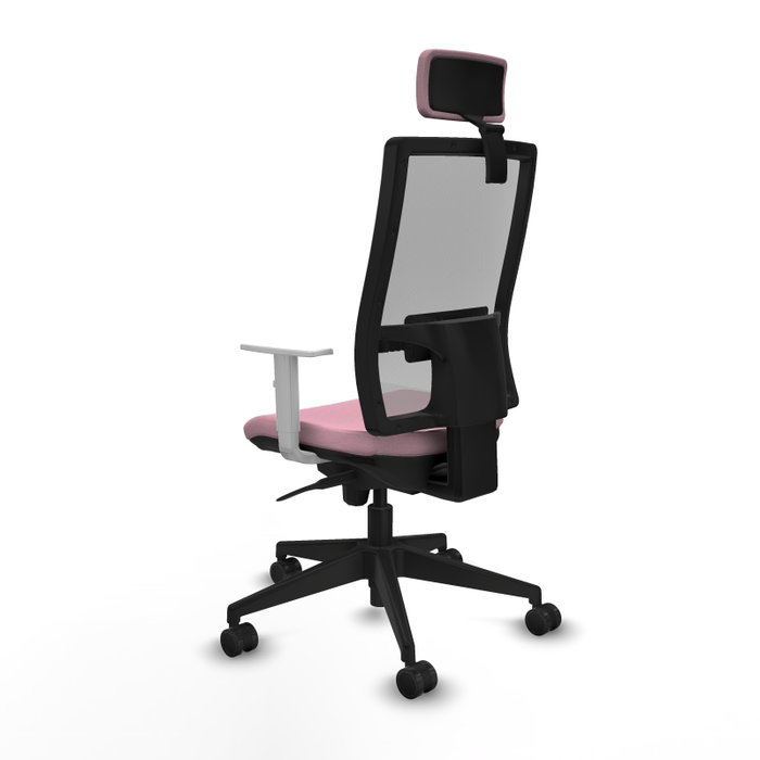 PIQUERAS Y CRESPO Silla de oficina Horna Rosa con mecanismo Sincro PIQUERAS Y CRESPO Silla de oficina Horna Rosa con mecanismo Sincro