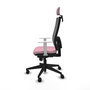 PIQUERAS Y CRESPO Silla de oficina Horna Rosa con mecanismo Sincro