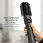 Severin SEV1744785030194 - Cepillo Secador de Pelo Profesional con Tecnología Cerámica-Queratina, Auto-Rotativo, 1000W, 3 Accesorios, Negro