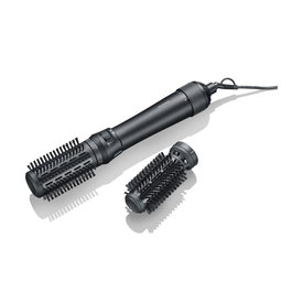 Severin SEV1744785030194 - Cepillo Secador de Pelo Profesional con Tecnología Cerámica-Queratina, Auto-Rotativo, 1000W, 3 Accesorios, Negro