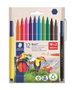 Staedtler Noris 326 Rotuladores de Fibra Colores Surtidos Estuche de 10 Unidades