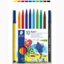 Staedtler Noris 326 Rotuladores de Fibra Colores Surtidos Estuche de 10 Unidades
