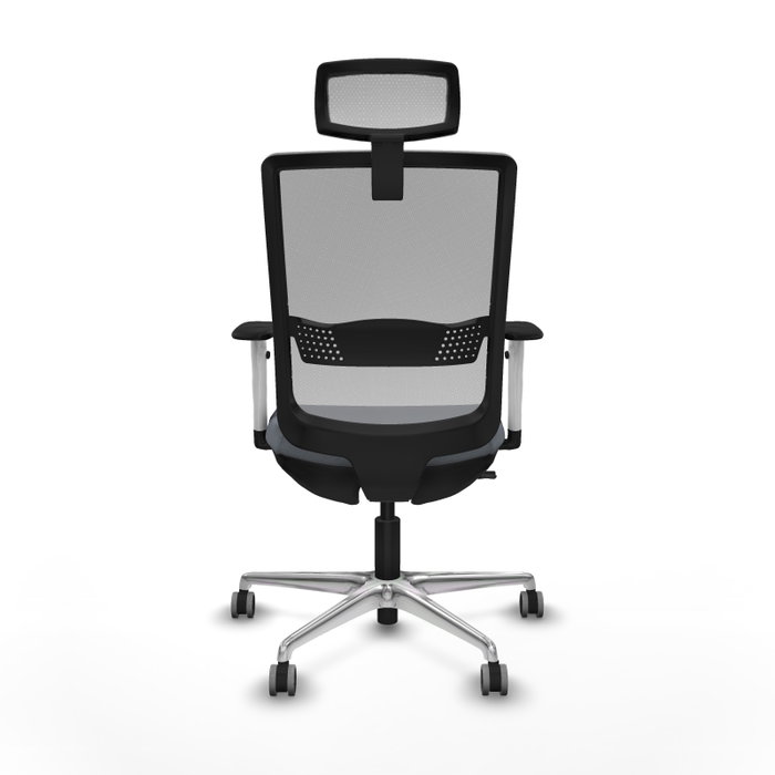 PIQUERAS Y CRESPO Silla de oficina Haches con mecanismo Sincro/Traslack Gris