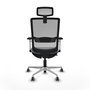 PIQUERAS Y CRESPO Silla de oficina Haches con mecanismo Sincro/Traslack Gris