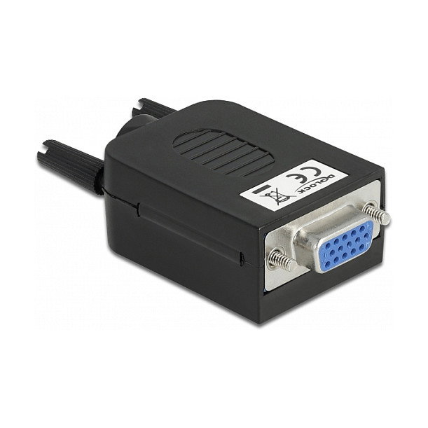 DeLOCK 66259 Adaptador VGA15 a bloque de terminales con carcasa DeLOCK 66259 Adaptador VGA15 a bloque de terminales con carcasa