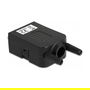 DeLOCK Adaptador de VGA15 a Bloque de Terminales con Carcasa, 66259, Negro/Azul, Plástico, Rango -20 a 105 °C, Para Cable AWG 26/18, 34.4x51.8x21 mm