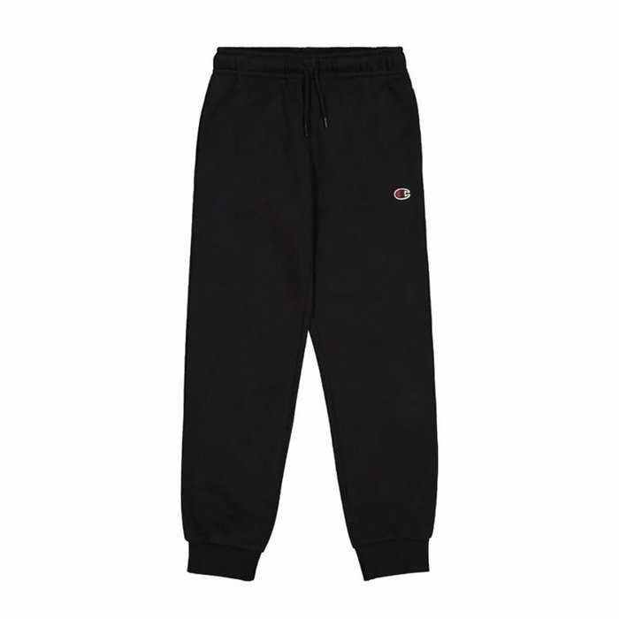 Pantalón de Chándal para Adultos Champion Rib Cuff Negro Hombre Pantalón de Chándal para Adultos Champion Rib Cuff Negro Hombre