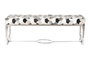 DKD Home Decor Descalzadora Colonial Blanco Negro 41 x 44 x 122 cm