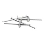 Rapid Remaches XL Ø4.8 x 20 mm Aluminio Blister 25 Unidades Alta Resistencia