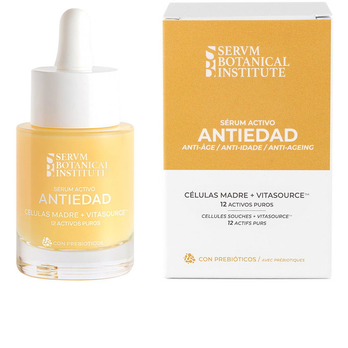 Servm Botanical Institute Sérum Activo Antiedad con Células Madre y Vitamina C, 30 ml