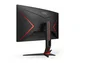 AOC C27G2Z3/BK Monitor Gaming 27" Curvo Full HD (1920x1080) 280Hz 1ms Fast VA HDR10 Adaptive Sync con Base Ajustable