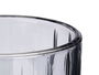 Vivalto Copa Vino Rayas 310 ml Humo Gris Vidrio 8.5x13.3x8.5 cm (Set de 24)