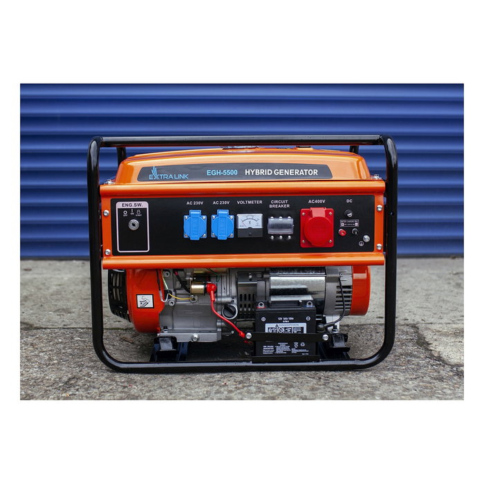Extralink Generador Híbrido EGH-5500 5,5kW 3-Phasen