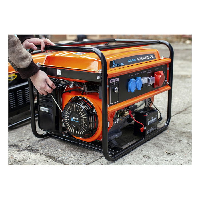 Extralink Generador Híbrido EGH-5500 5,5kW 3-Phasen