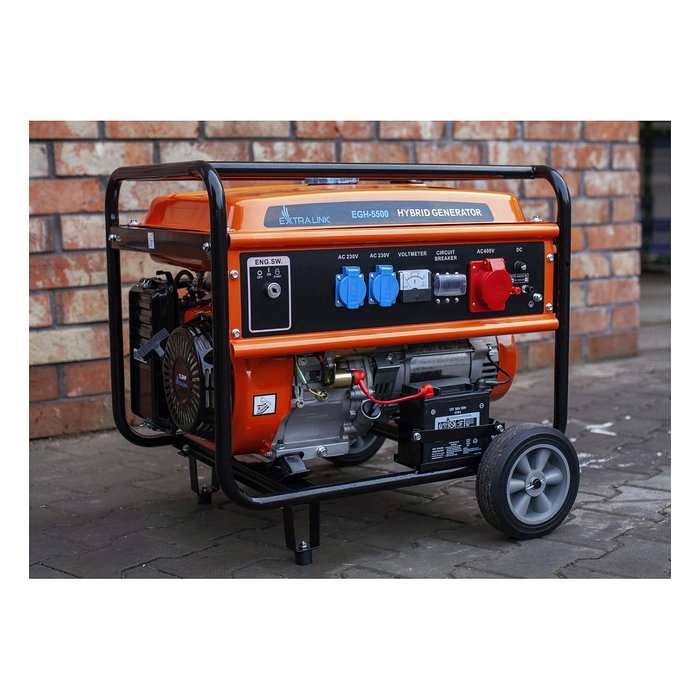 Extralink Generador Híbrido EGH-5500 5,5kW 3-Phasen