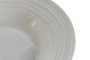 DKD Home Decor Set de 4 platos hondos de porcelana blanca 20x20x3 cm