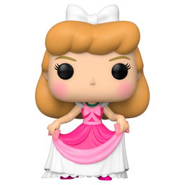 FUNKO Figura POP Disney Cenicienta in Pink Dress Vinilo 9cm Caja Regalo