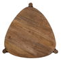 S/2 Mesa Auxiliar Natural 58 X 56 X 56 cm