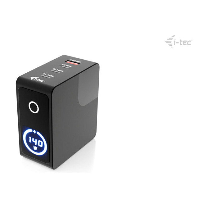 I-tec D i-tec 140W Intelligent Multiport USB Charger 3x USB-C 1x USB-A LCD Display