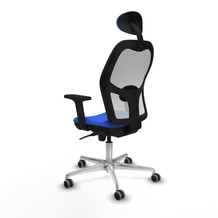 PIQUERAS Y CRESPO Silla de oficina Jorquera Azul y Blanco
