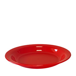 AMC Politray Plato Llano Cadete PC de Policarbonato Rojo 20.6 cm (Set de 14)