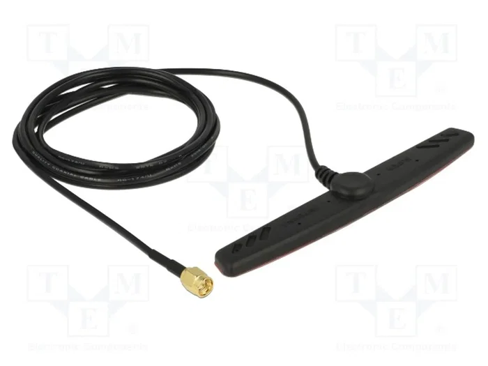DeLOCK 89494 Antena de red GSM UMTS LTE SMA 2,5 dBi con cable de 2 m