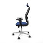 PIQUERAS Y CRESPO Silla de oficina Jorquera con mecanismo Sincro/Traslack Azul marino y Negro