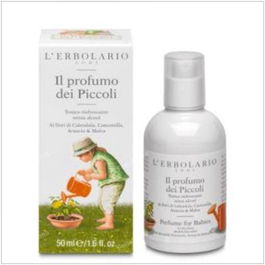 L'ERBOLARIO Perfume Colonia para Niños 50 ml, Sin Alcohol, Refrescante, con Extractos de Caléndula, Manzanilla, Naranja y Malva