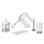 BATIDORA REPOSTERIA BOSCH MFQ4080 - 500W - 5 VELOCIDADES+TURBO - 2 VARILLAS+2 GARFIOS AMASADORES - PICADOR - BASO DE MEZCLAS - EMPUÑADURA ERGONÓMICA