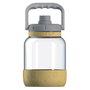 Asobu The Barkley Botella de 1500 ml con cuenco para perros, Amarillo